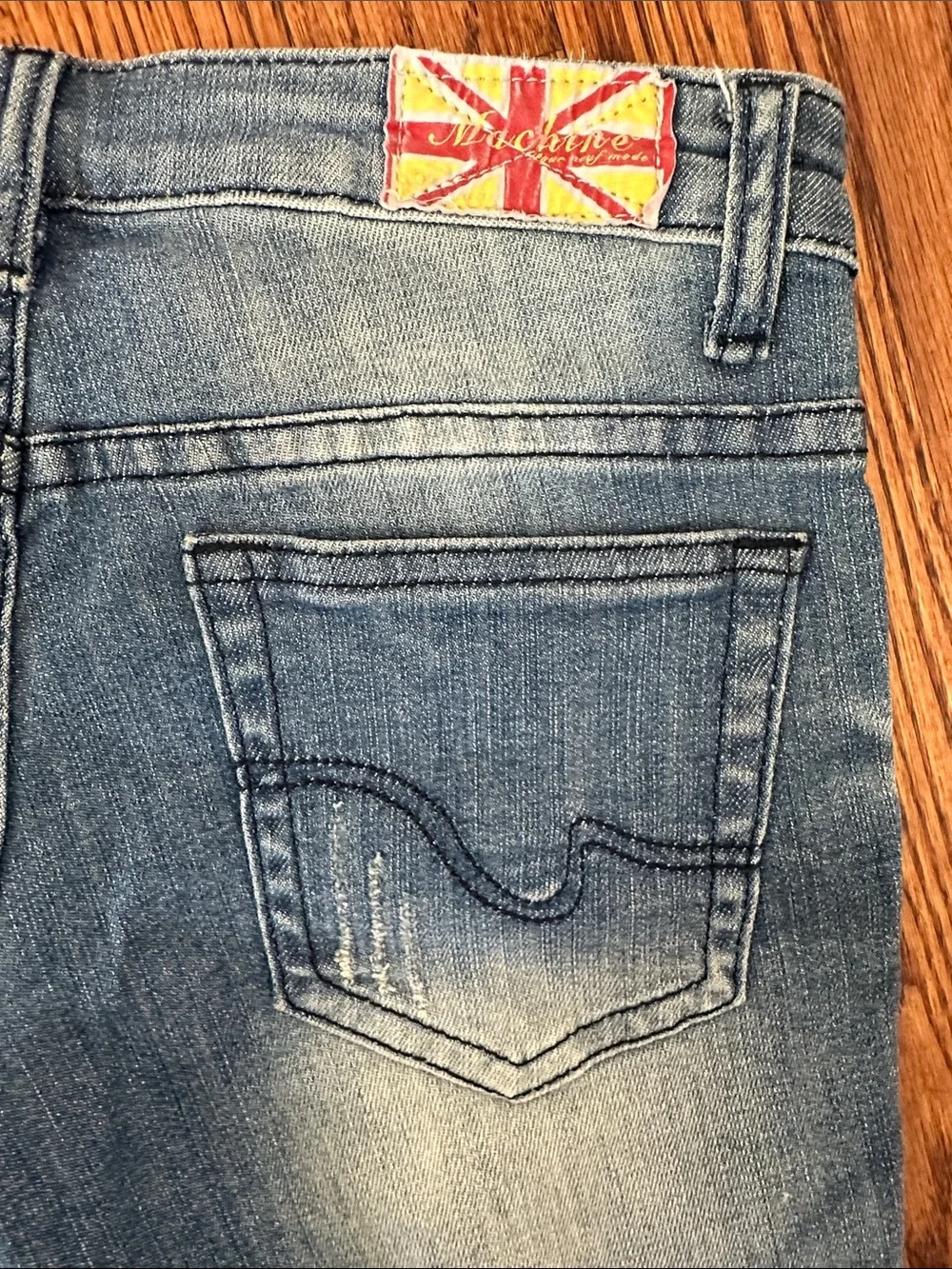 Distressed Blue Denim Women's Shorts